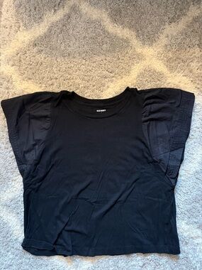 Old Navy Pink Puff Sleeve Top | Size L